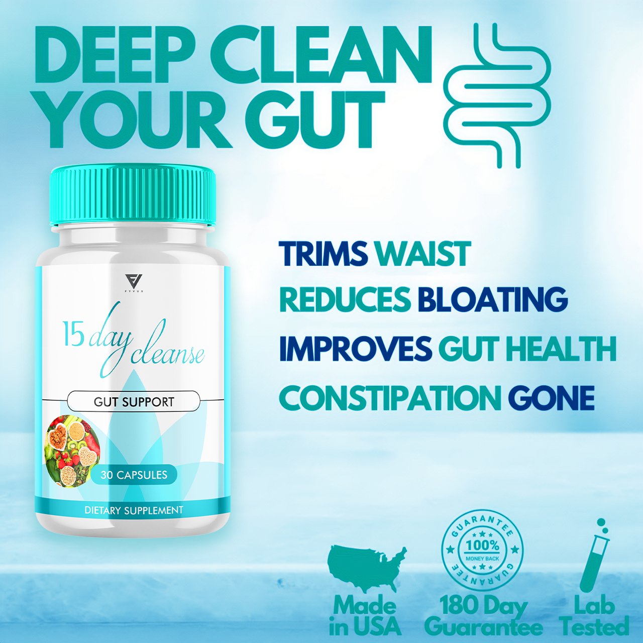 15 Day Cleanse - Gut Support - Vitamin Place
