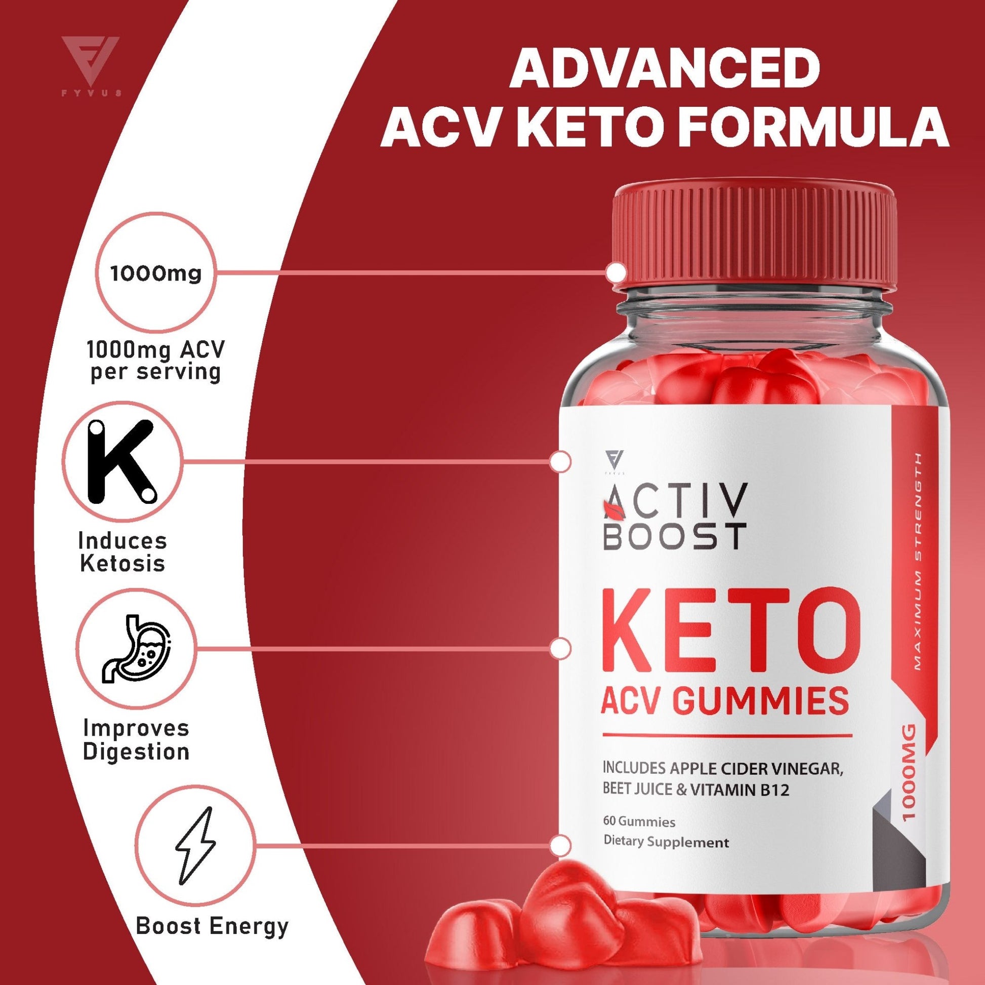 Activ Boost - Keto ACV Gummies - Vitamin Place