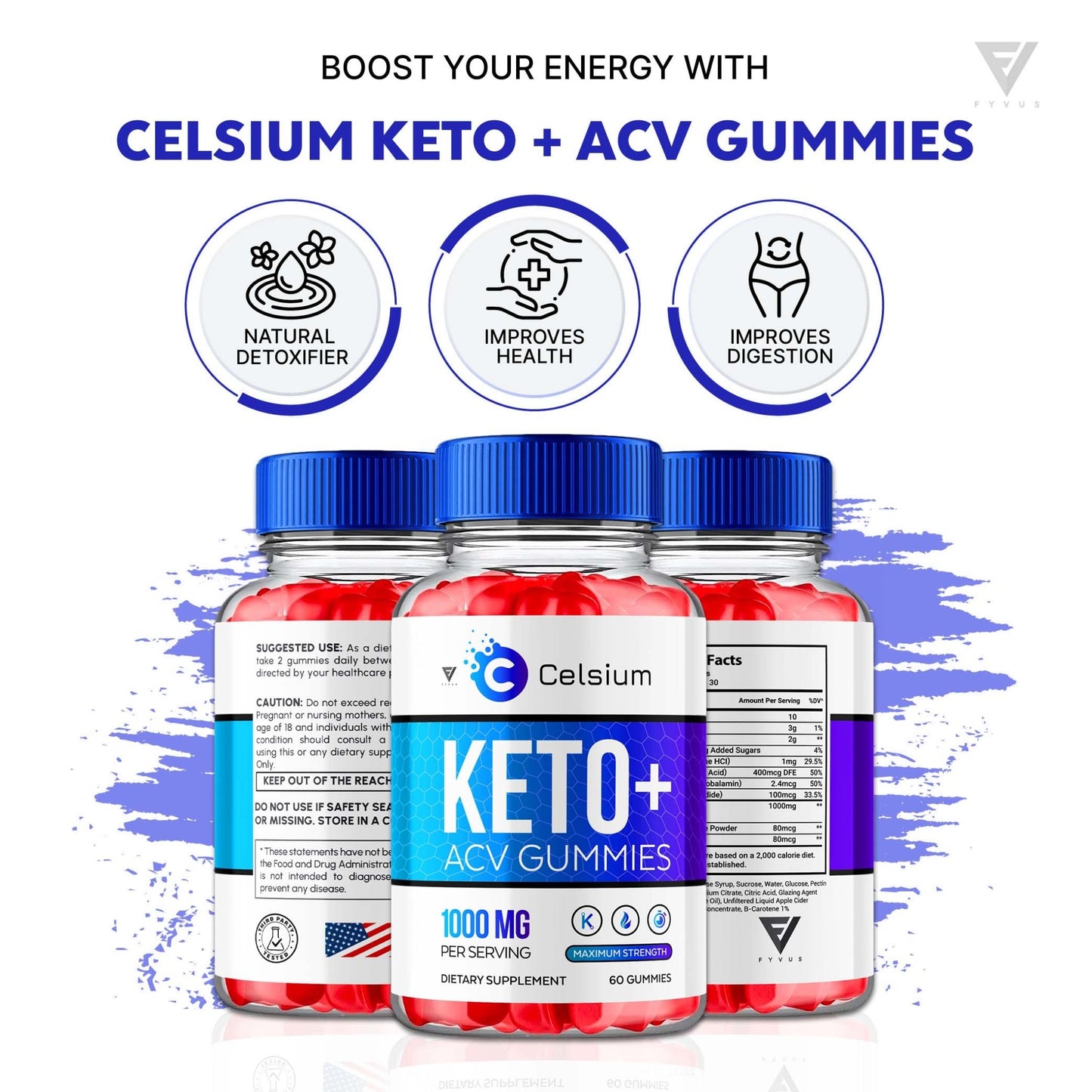 Celsium - Keto ACV Gummies - Vitamin Place