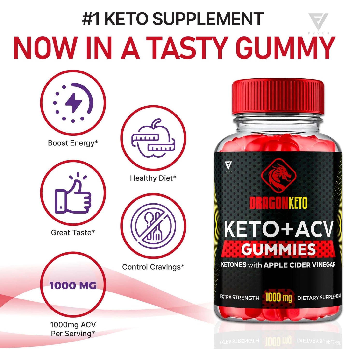 DragonKeto - Keto ACV Gummies - Vitamin Place