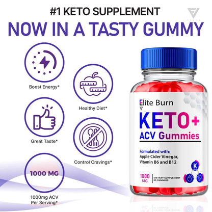 Elite Burn - Keto ACV Gummies - Vitamin Place