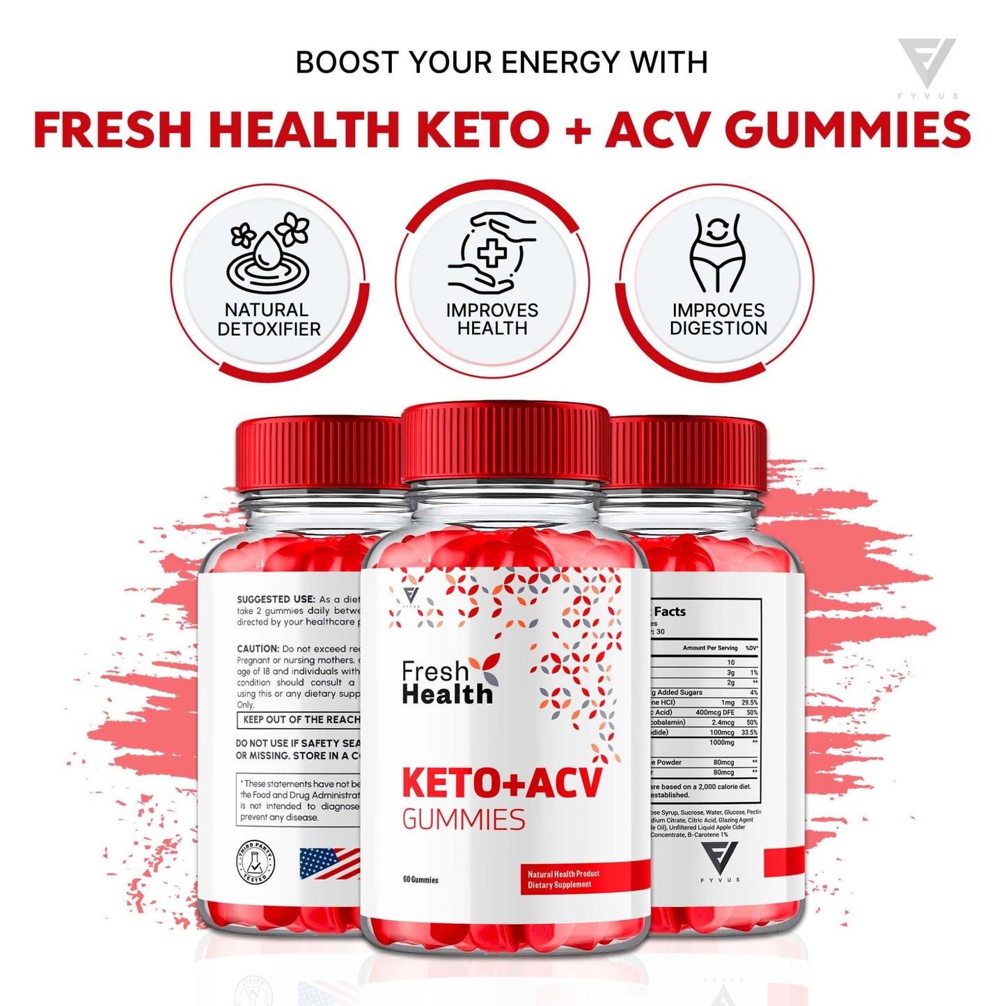 Fresh Health - Keto ACV Gummies - Vitamin Place