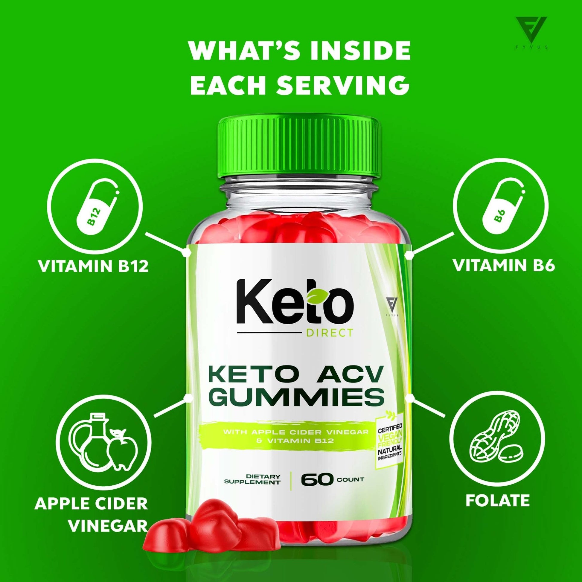 Keto Direct - Keto ACV Gummies - Vitamin Place