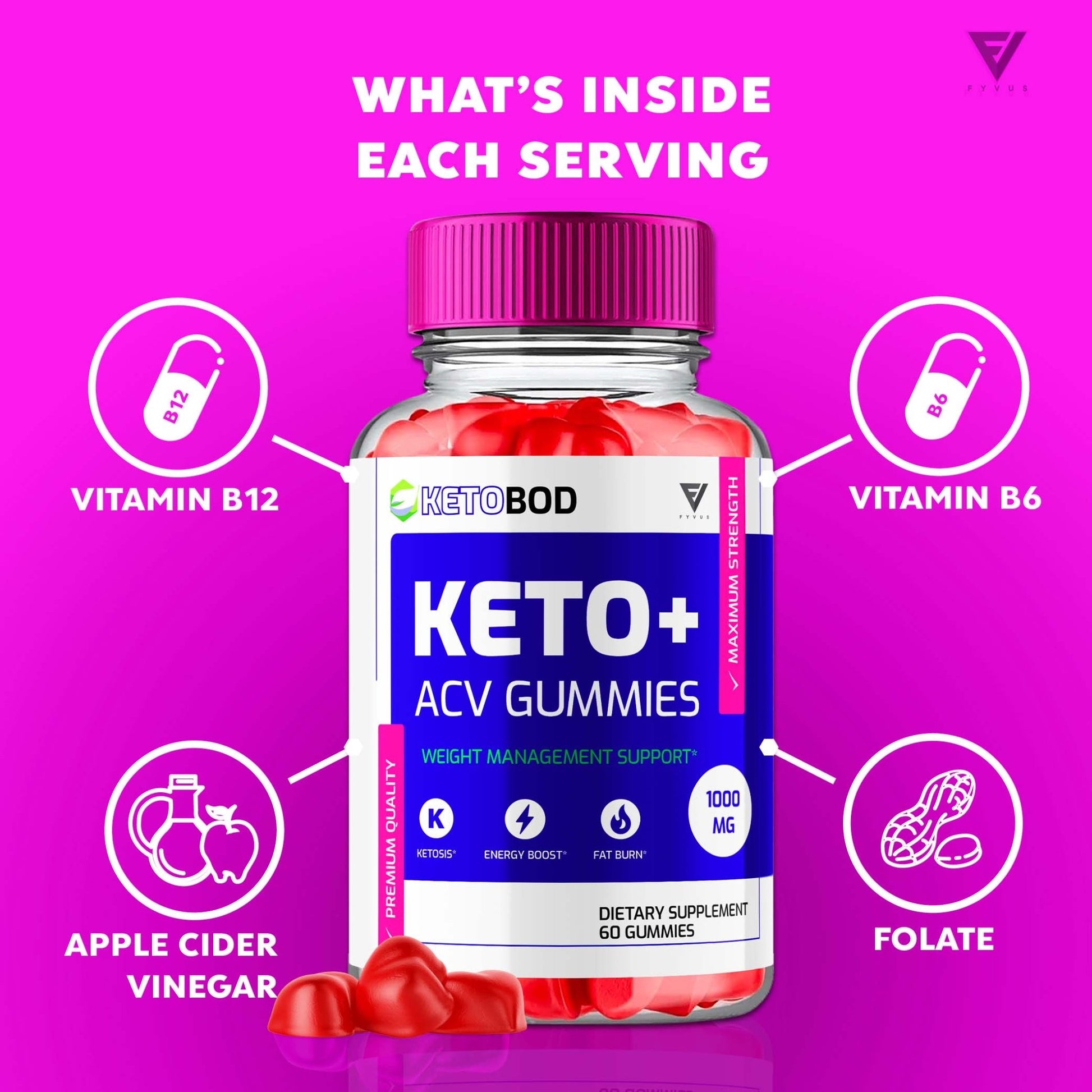 KetoBod - Keto ACV Gummies - Vitamin Place