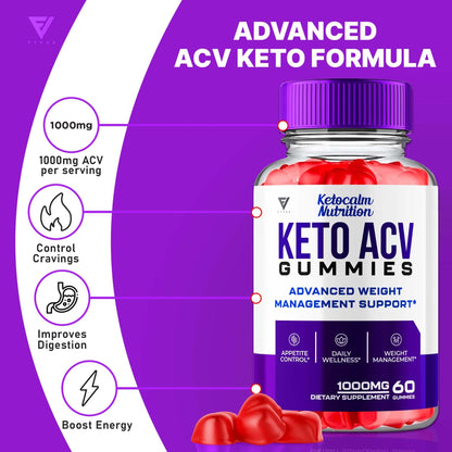 Ketocalm - Keto ACV Gummies - Vitamin Place