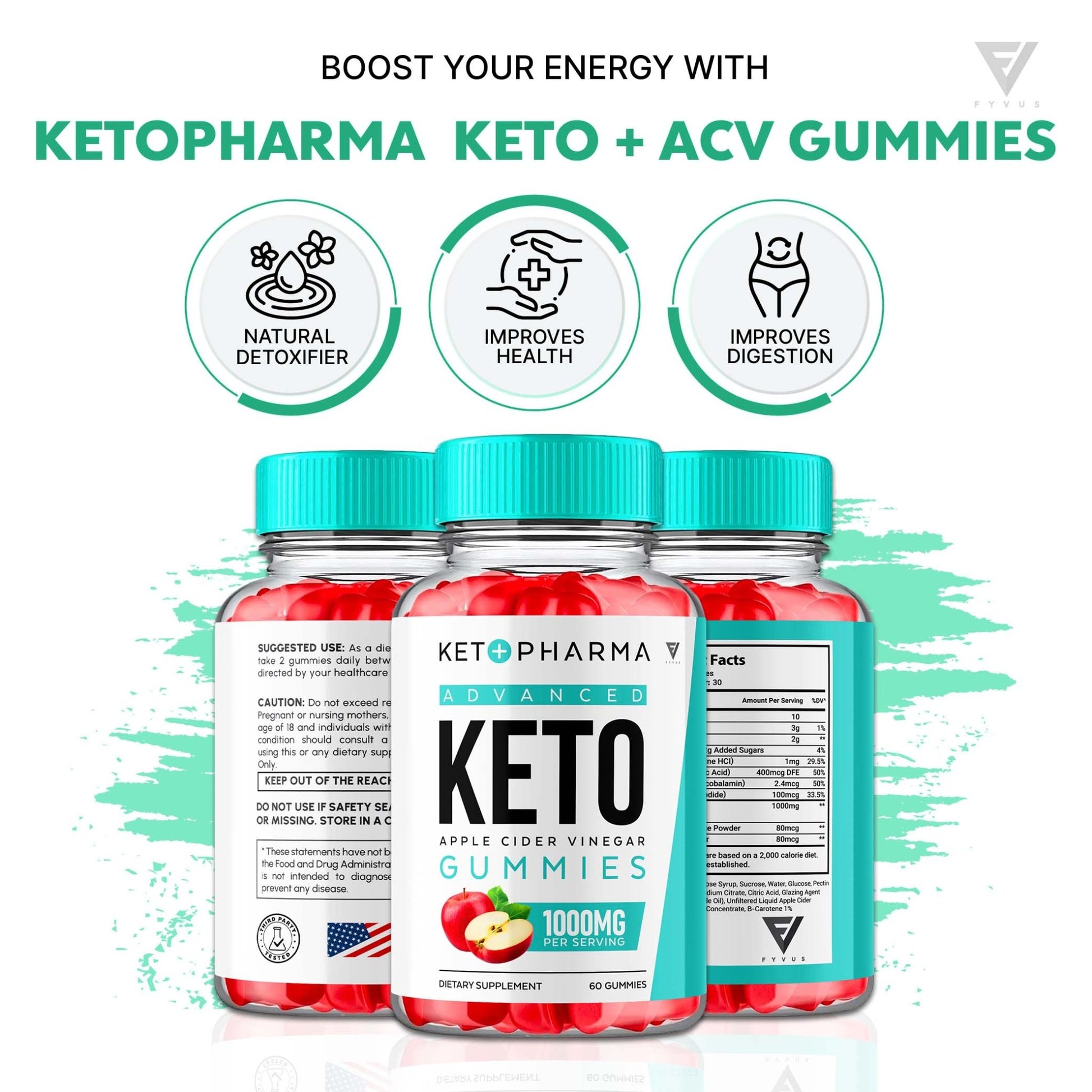KetoPharma - Keto ACV Gummies - Vitamin Place