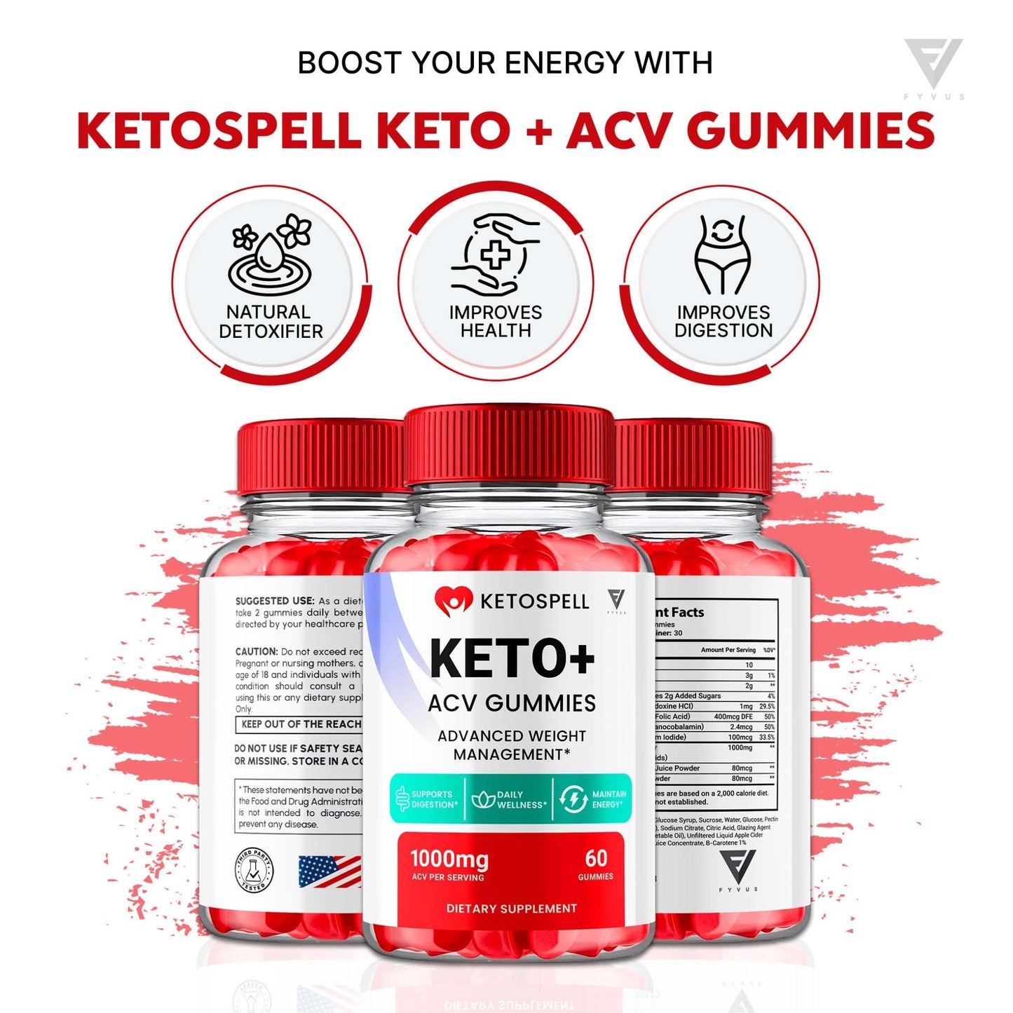 Ketospell - Keto ACV Gummies - Vitamin Place