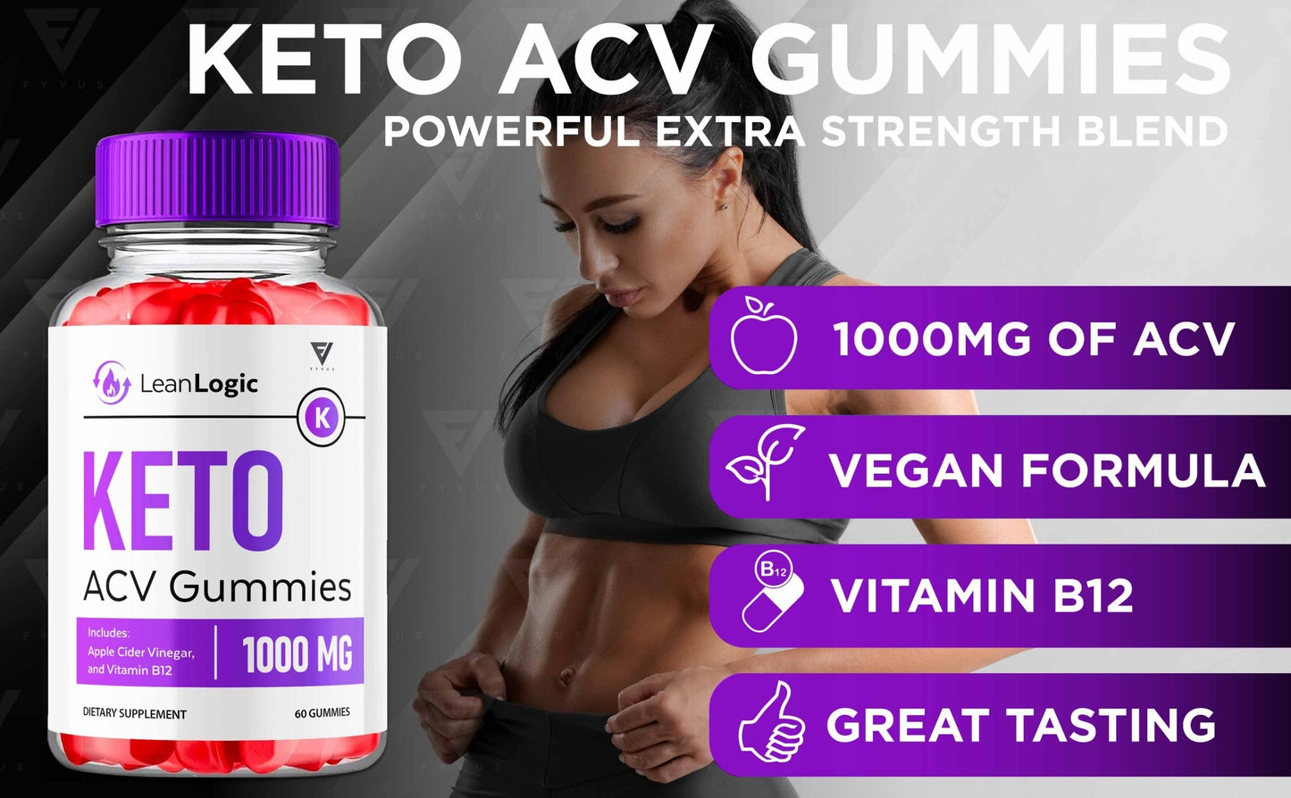 LeanLogic - Keto ACV Gummies - Vitamin Place