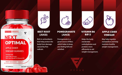 Next Optimal - Keto ACV Gummies - Vitamin Place