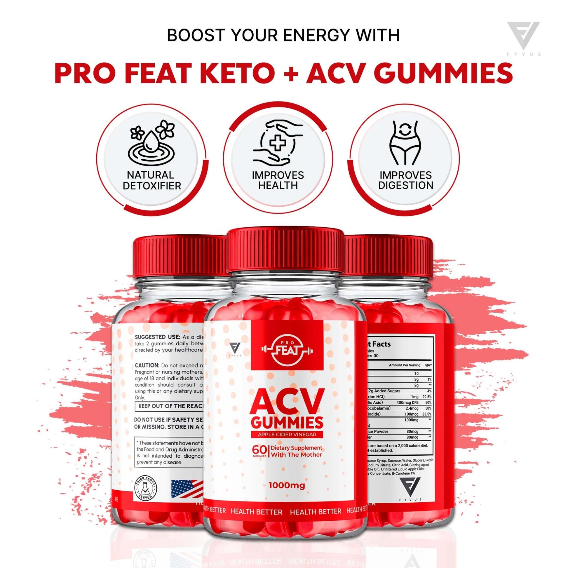 Pro Feat - Keto ACV Gummies - Vitamin Place