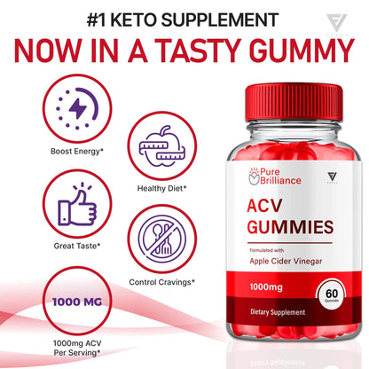 Pure Brilliance - Keto ACV Gummies - Vitamin Place
