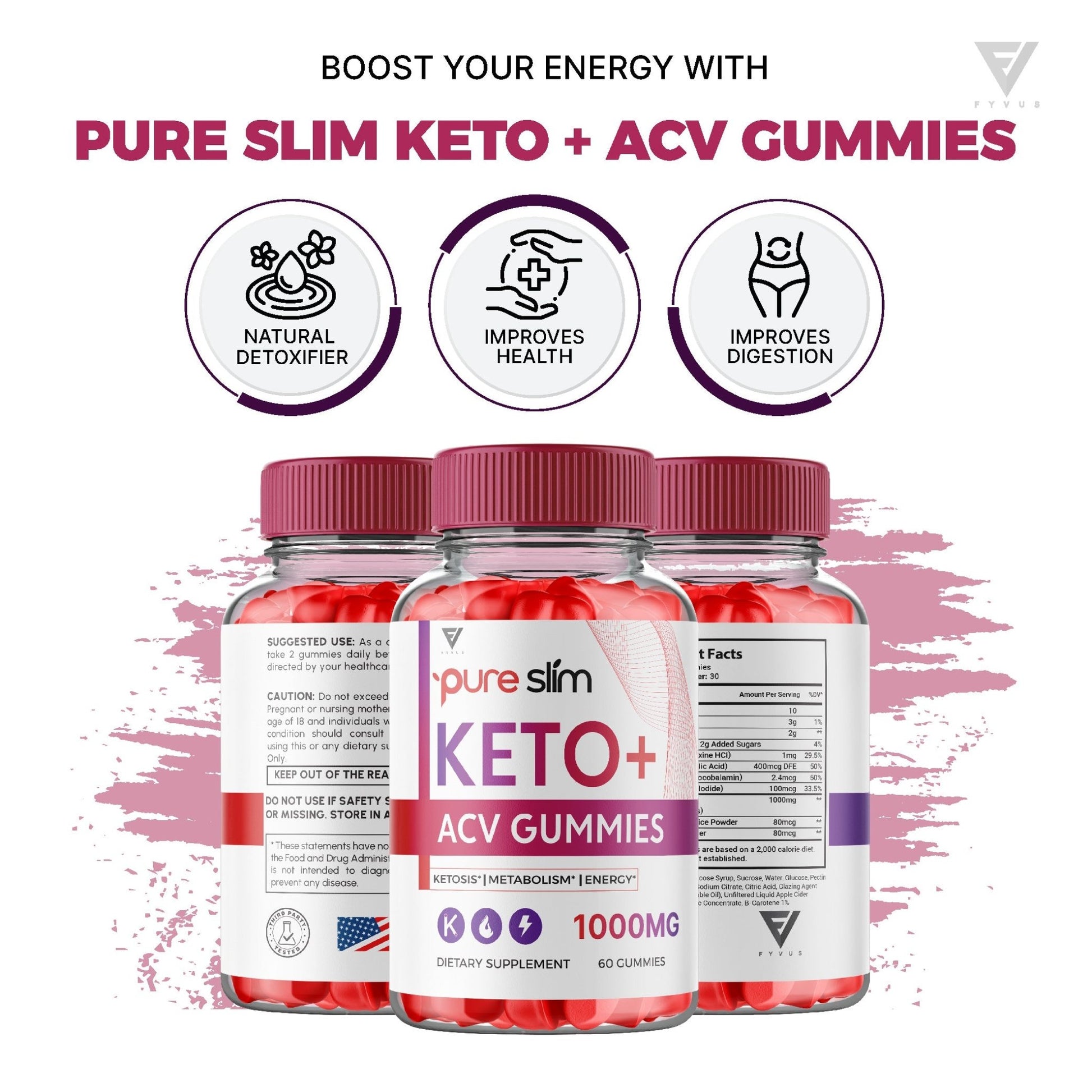 Pure Slim - Keto ACV Gummies - Vitamin Place