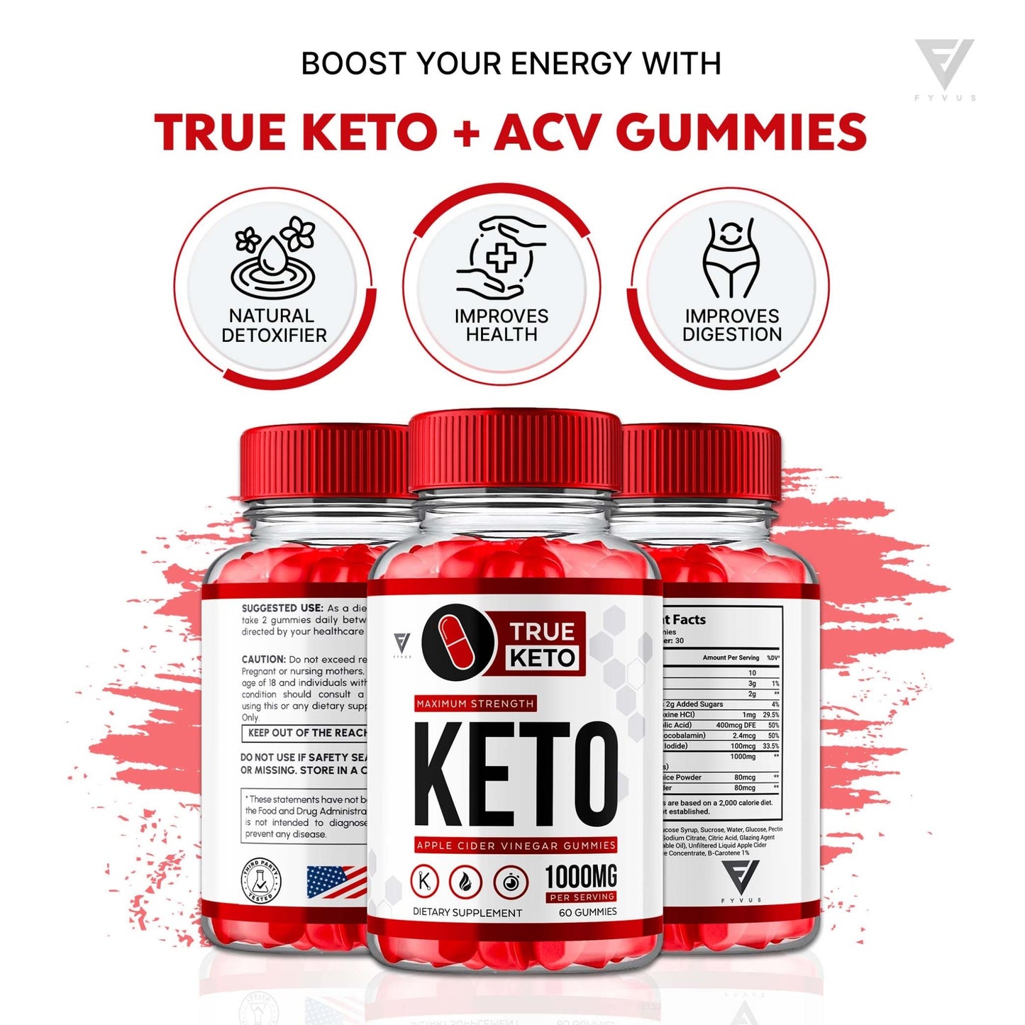 True Keto - Keto ACV Gummies - Vitamin Place