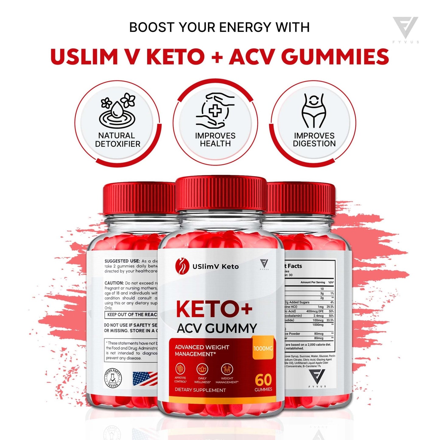 USlimV Keto - Keto ACV Gummies - Vitamin Place